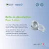 Boîte de désinfection pour fraises en acier inoxydable