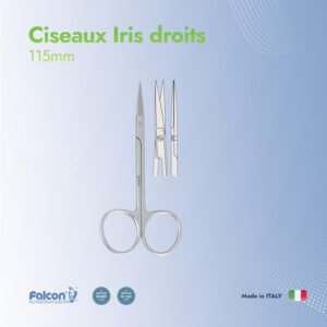 Ciseaux Iris droits 115mm Ciseaux Iris droits 115mm