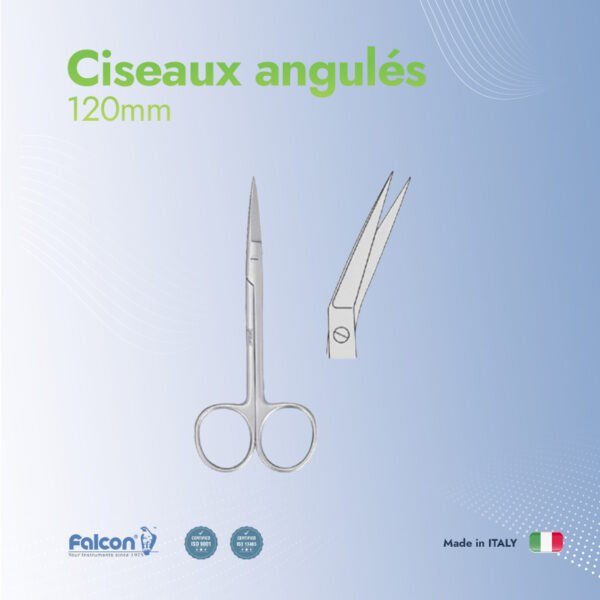 Ciseaux angulés 120mm