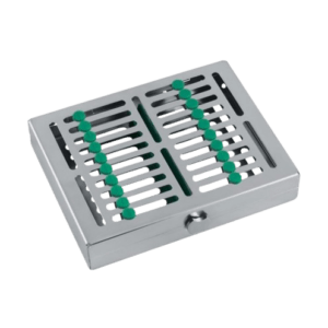 Plateau à cassette avec couvercle MIDI, vert