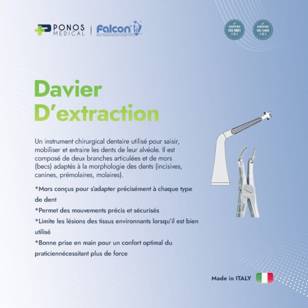 Davier d'extraction