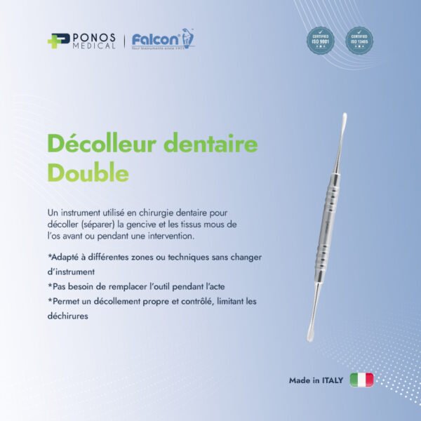 Décolleur dentaire double
