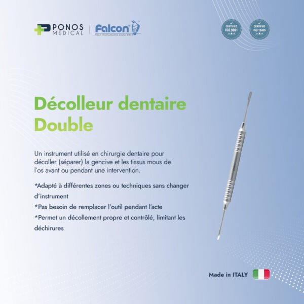 Décolleur dentaire double