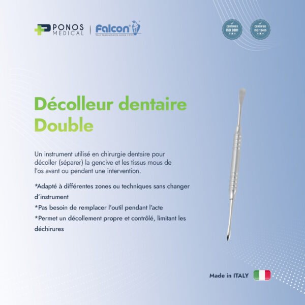 Décolleur dentaire double