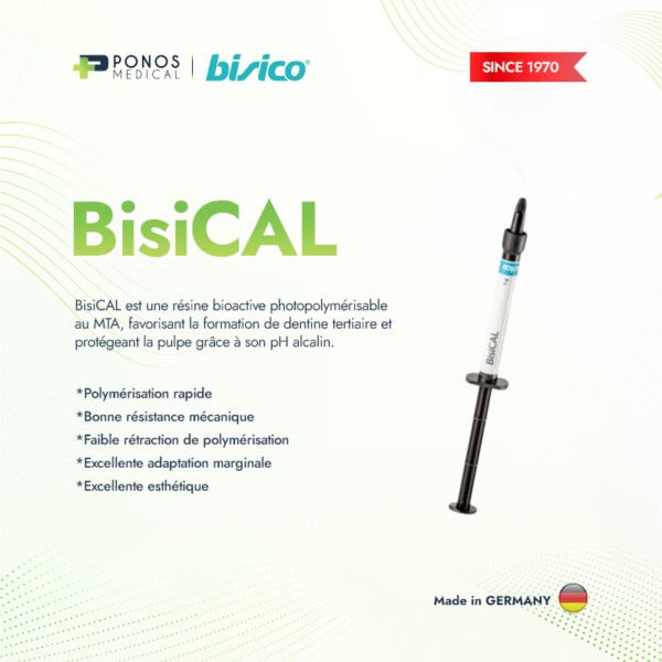 BisiCal – La solution idéale pour la protection pulpaire