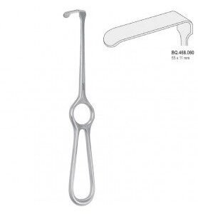 Rétracteur Kocher-Langenbeck 55x11 mm, 215 mm
