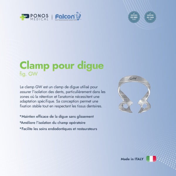 Clamp pour digue fig. GW