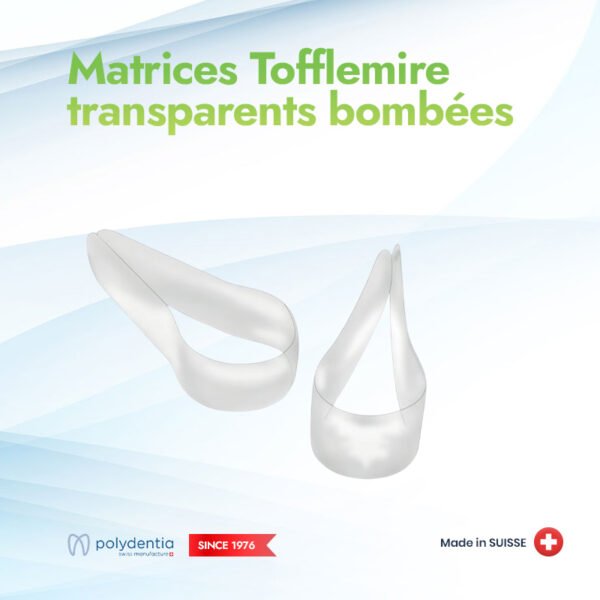 Matrices Tofflemire transparents bombées