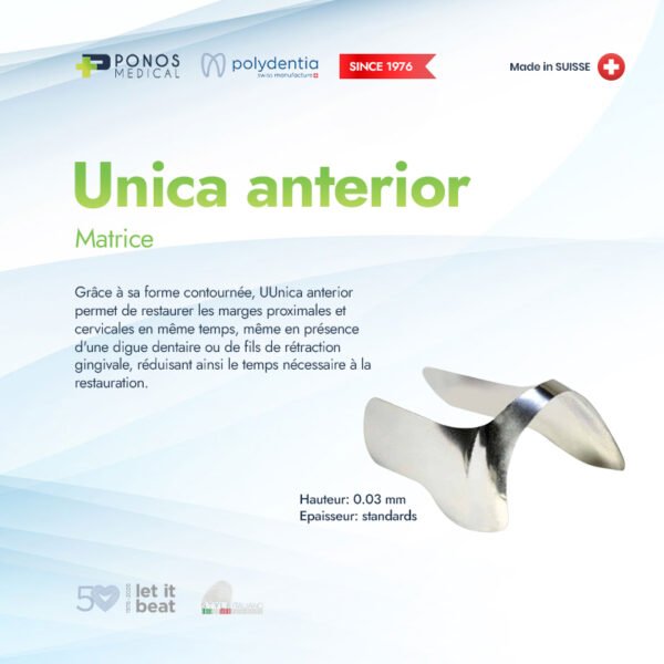 Recharges Matrices Unica Antérieures – 0,03 mm | 12 pièces