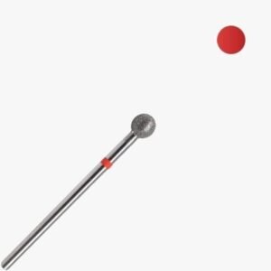 Fraise diamantée Boul Bague Rouge (5 pièces)