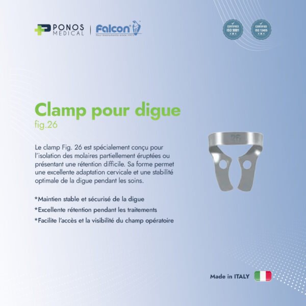 Clamp pour digue Fig. 26