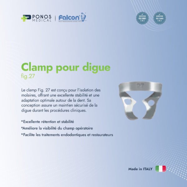 Clamp pour digue Fig. 27