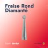 Fraise diamantée Boul Bague Noir  (5 pièces)