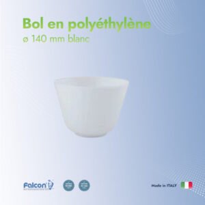 Bol en polyéthylène ø 140 mm blanc