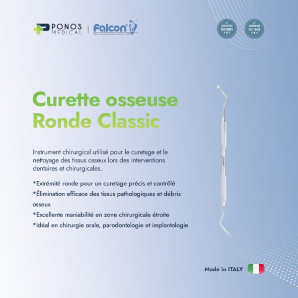 Curette osseuse ronde Classic