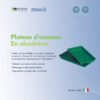Plateau d'examen en aluminium