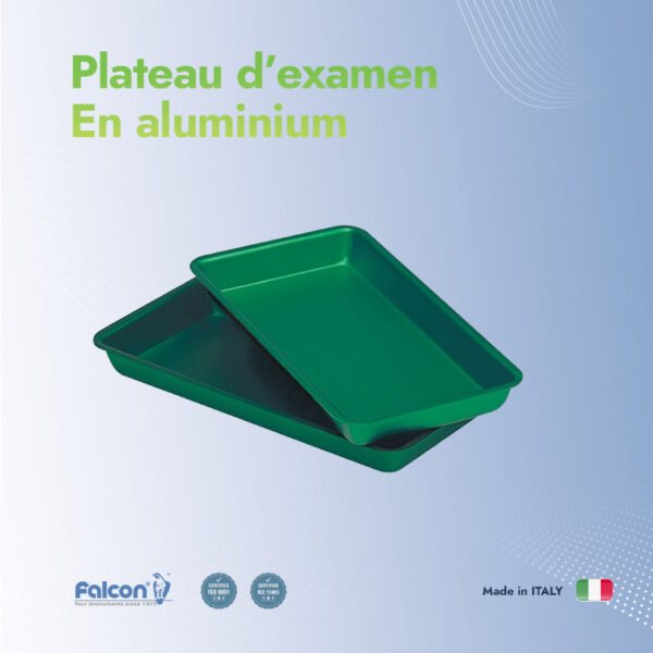 Plateau d'examen en aluminium