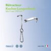 Rétracteur Kocher-Langenbeck Upward 55x11 mm, 215 mm