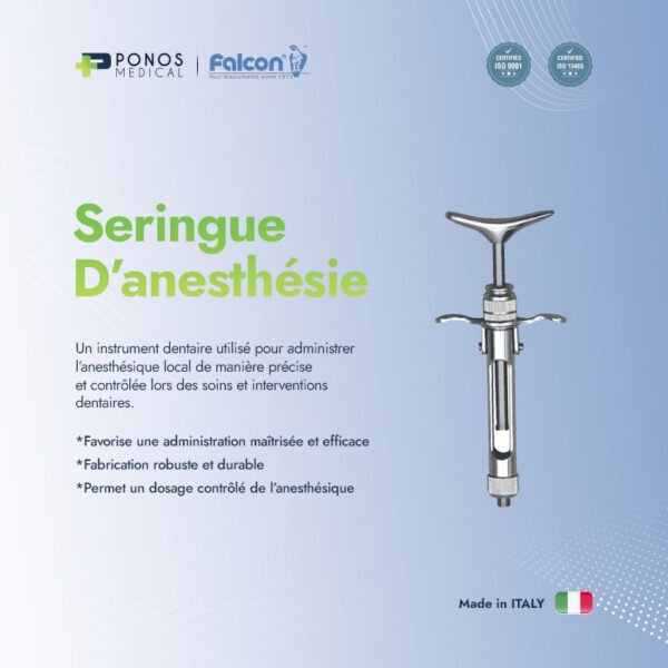 Seringue d’anesthésie