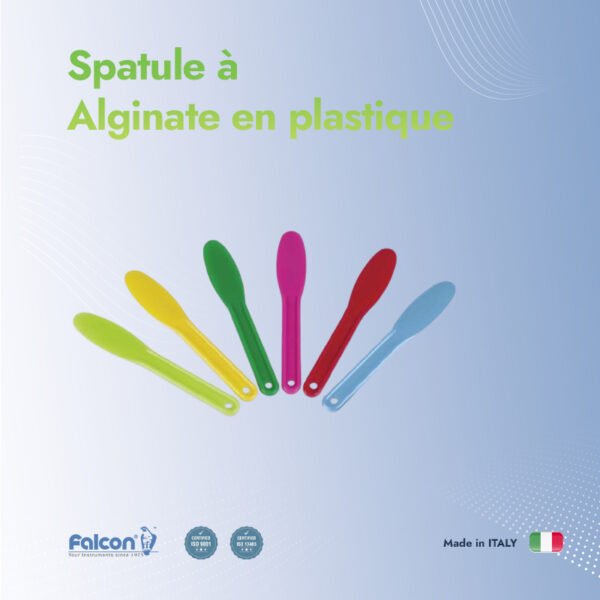 Spatule à alginate en plastique rose