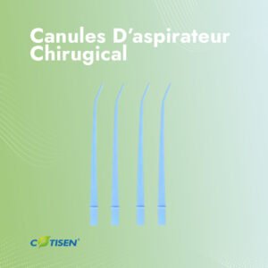 Canules d’aspirateur chirurgical 25 pcs