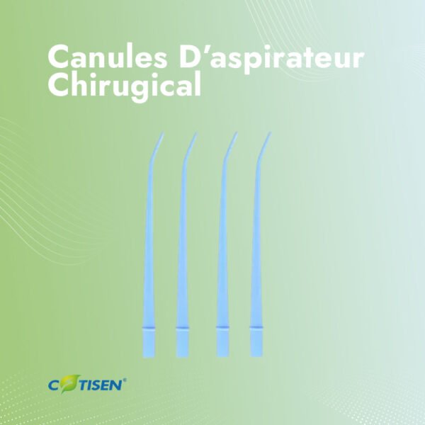 Canules d’aspirateur chirurgical 25 pcs