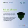 Bol en silicone ø 140 mm vert