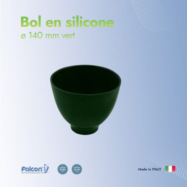 Bol en silicone ø 140 mm vert