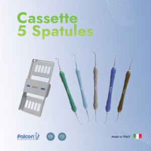 cassette de 5 spatules résine composite