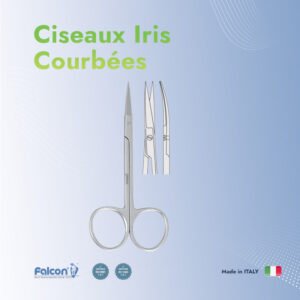 Ciseaux Iris courbés 115mm