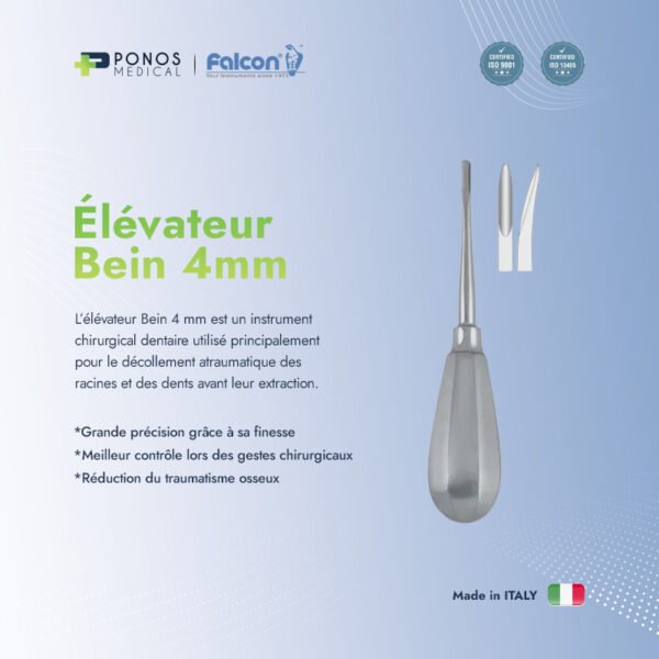 Élévateur de Bein 3mm Curved