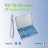 Set de 10 pinces d’extraction