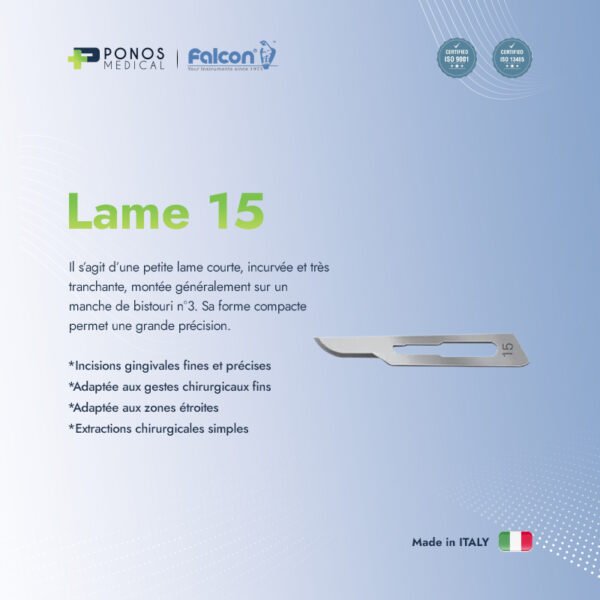Lames de bistouri Falcon 15