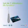 Lot de 7 élévateurs de luxation