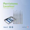 cassette de 7 periotomes luxateurs