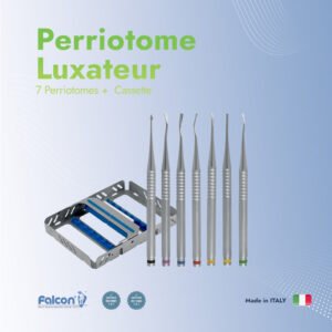 cassette de 7 periotomes luxateurs
