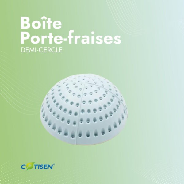 Boîte porte-fraises (demi-cercle)