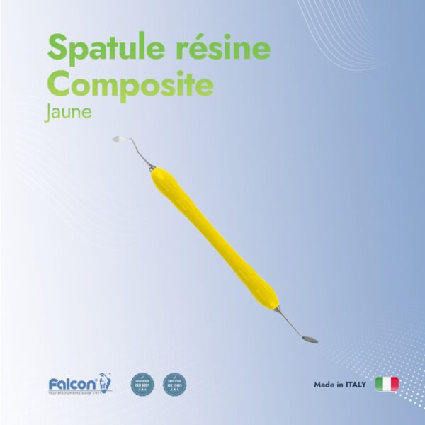 spatule résine composite Jaune