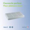 Couvercle perforé pour plateaux maxi, aluminium argenté