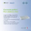 Couvercle perforé pour plateaux maxi, aluminium argenté