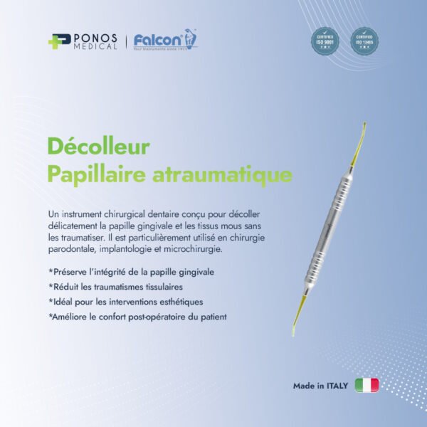 Décolleur papillaire atraumatique