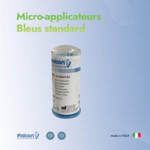 Micro-applicateurs bleus standard (pack de 100)