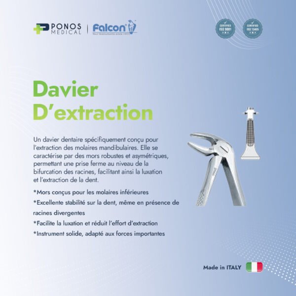 Davier d'extraction
