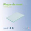 Plaque de verre 120x80x5mm