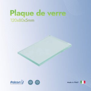 Plaque de verre 120x80x5mm