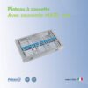 Plateau à cassette avec couvercle MAXI, vert
