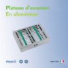 Plateau d'examen en aluminium