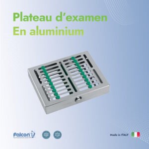 Plateau d'examen en aluminium