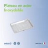 Plateau en acier inoxydable
