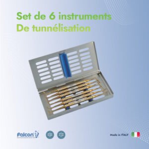 Set de 6 instruments de tunnélisation